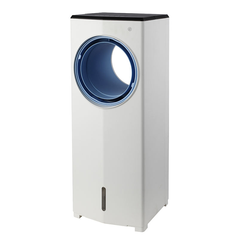 Rafraîchisseur d'air Brisalys Oasis K1 avec anneau de flux bleu